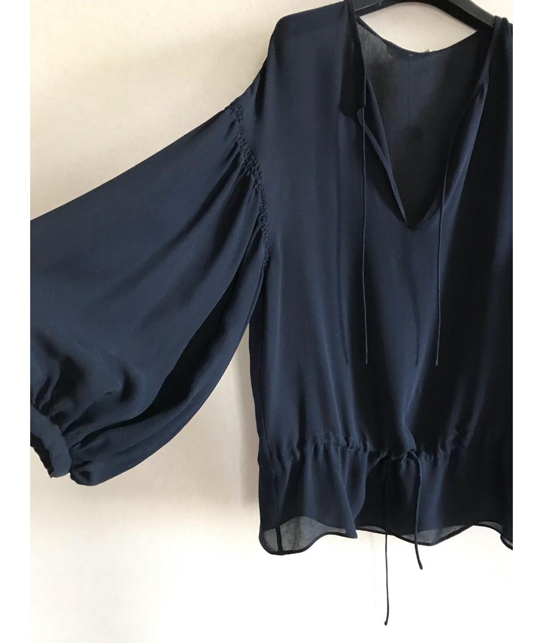 STELLA MCCARTNEY Черная шелковая блузы, фото 3