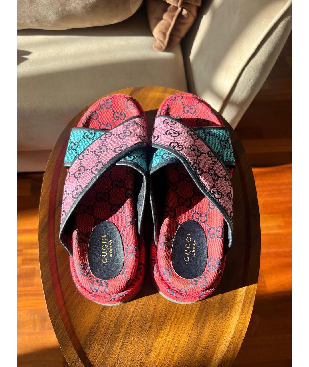 GUCCI Мульти шлепанцы, фото 3