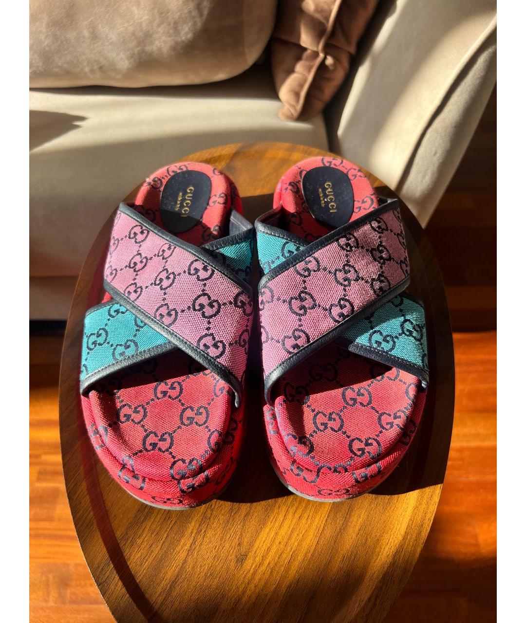 GUCCI Мульти шлепанцы, фото 2