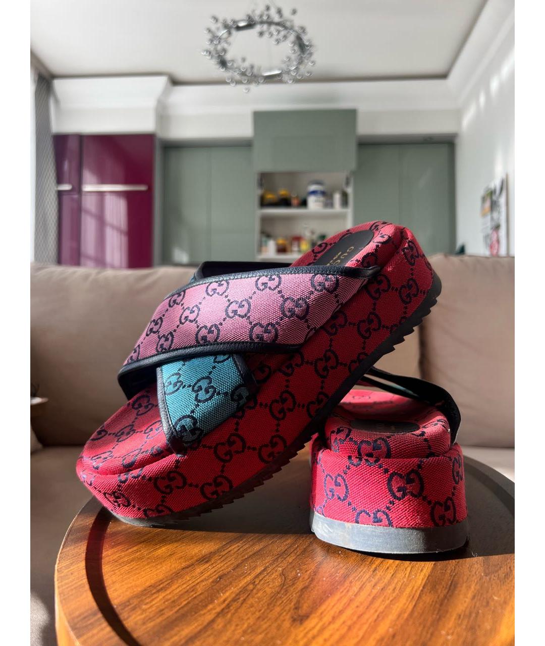 GUCCI Мульти шлепанцы, фото 7