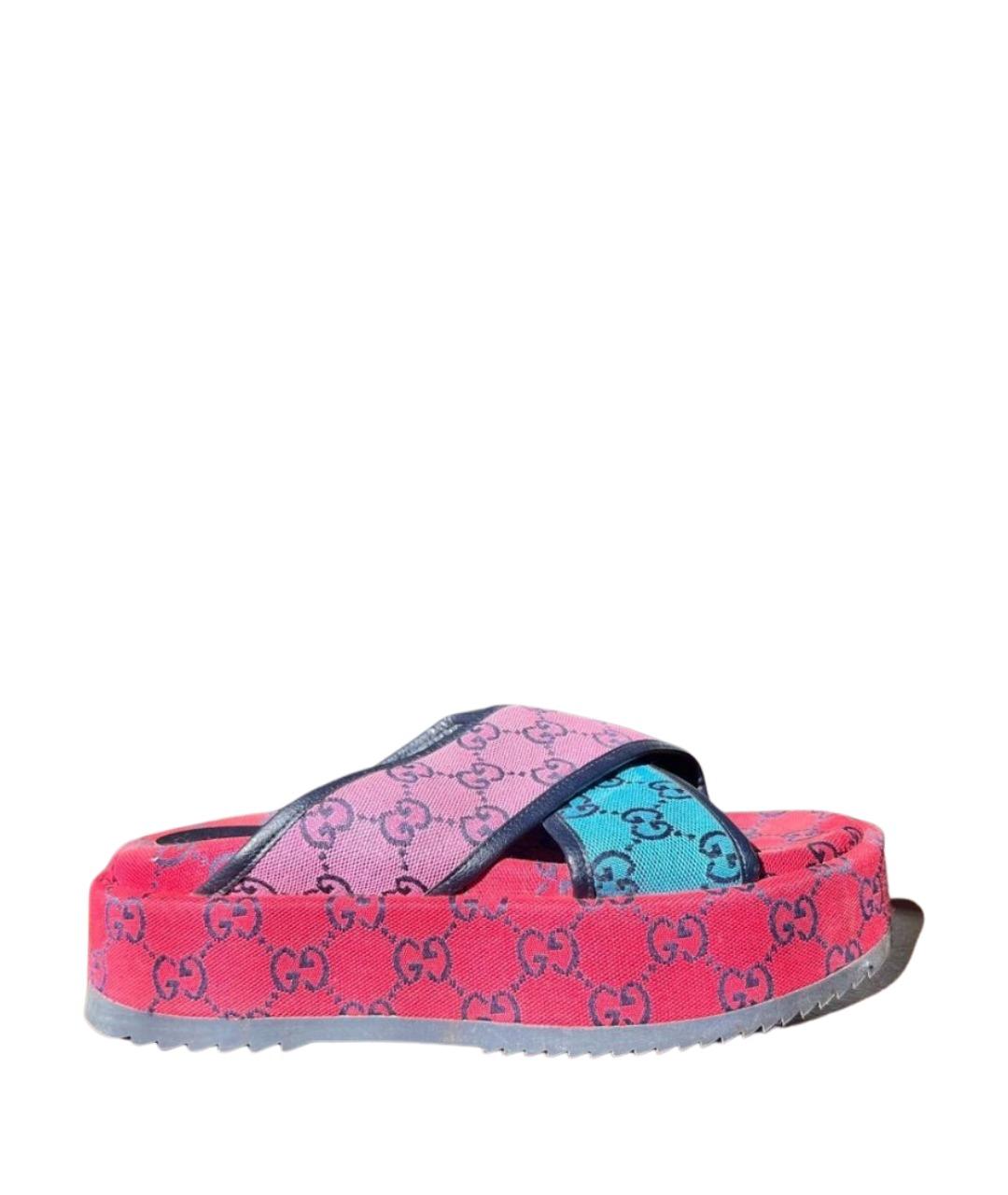 GUCCI Мульти шлепанцы, фото 1