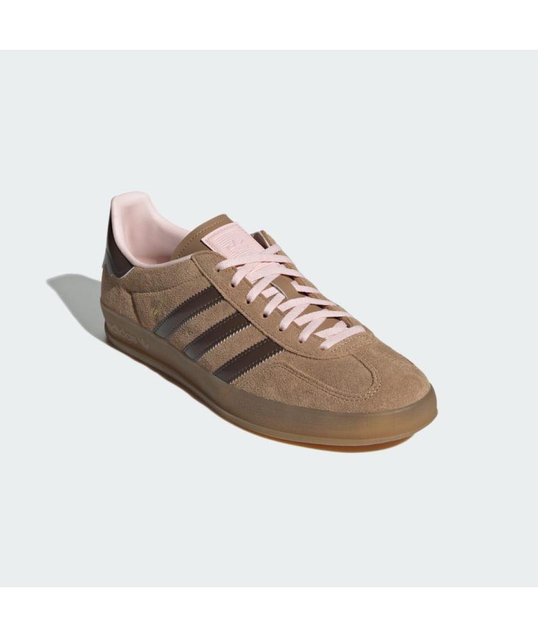 ADIDAS Коричневые замшевые кеды, фото 2