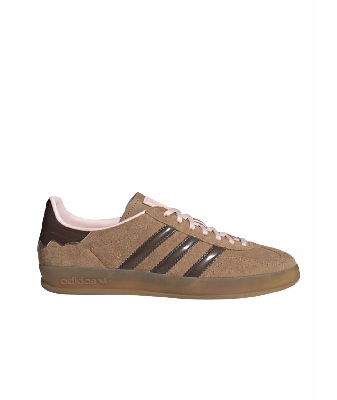 ADIDAS Коричневые замшевые кеды, фото 6