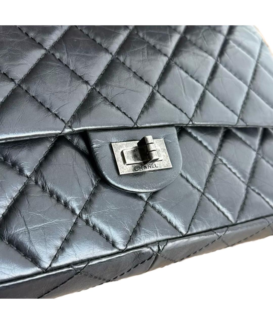 CHANEL Черная кожаная сумка через плечо, фото 4