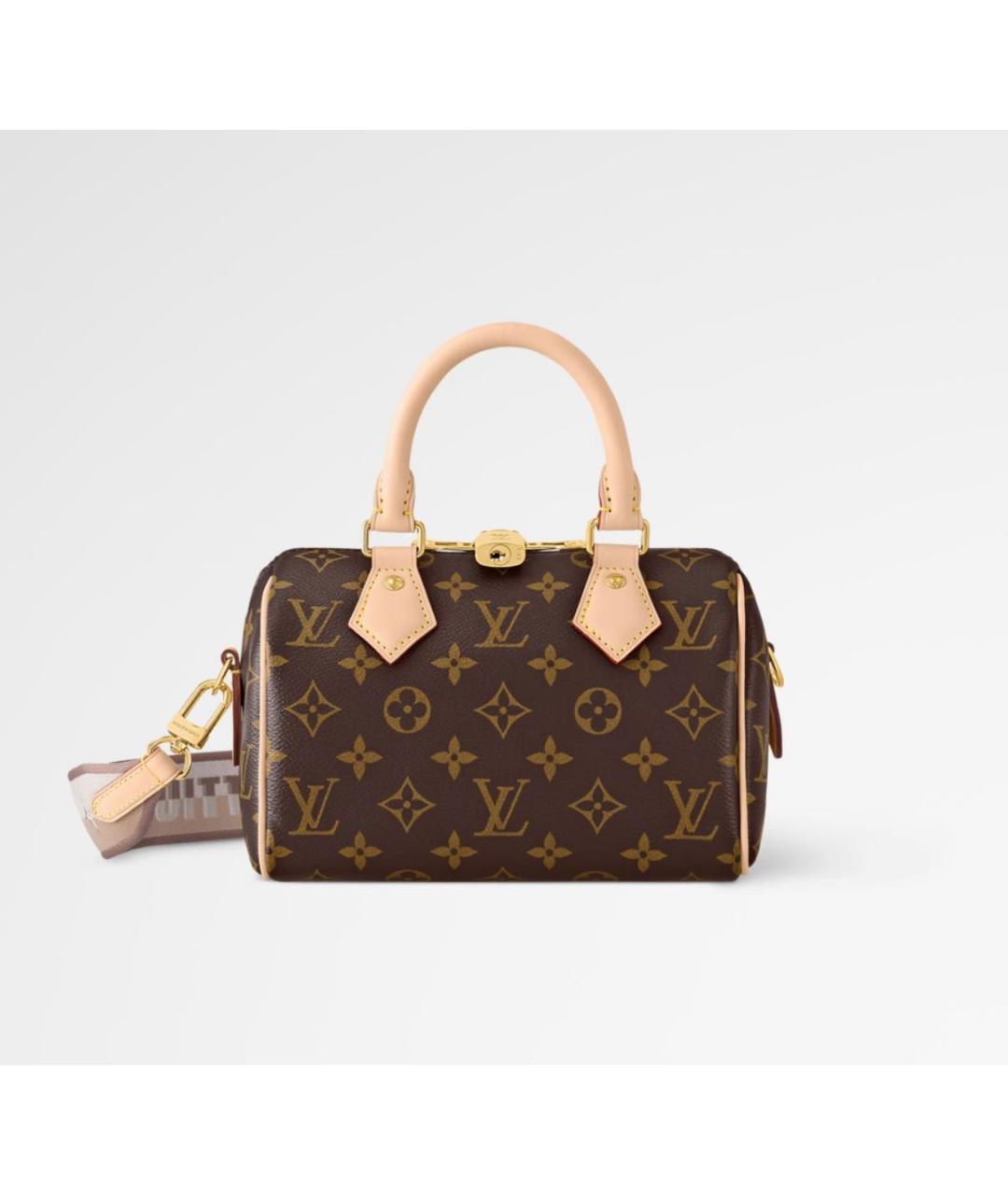 LOUIS VUITTON Коричневая канва сумка тоут, фото 8