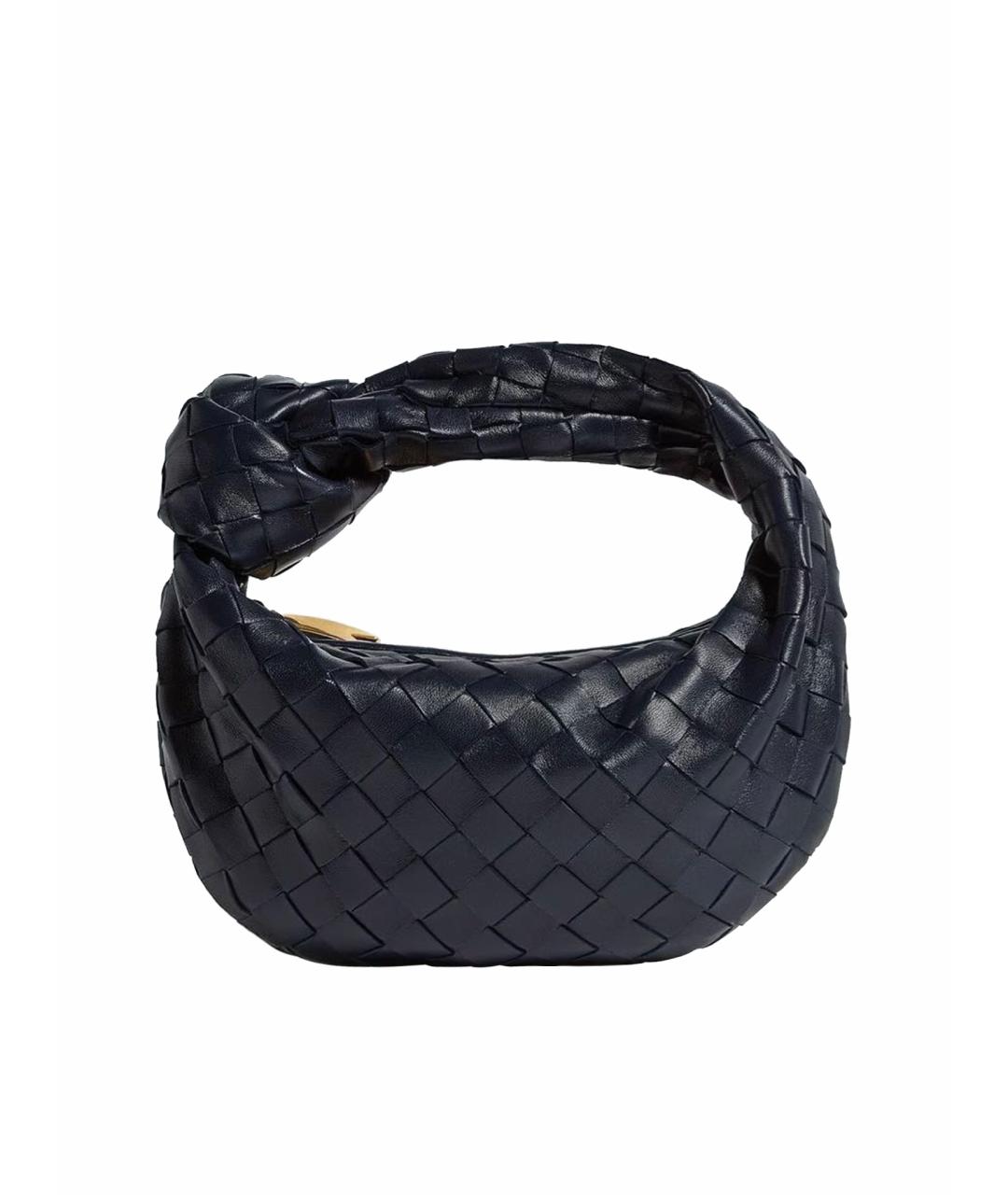 BOTTEGA VENETA Черная кожаная сумка с короткими ручками, фото 1