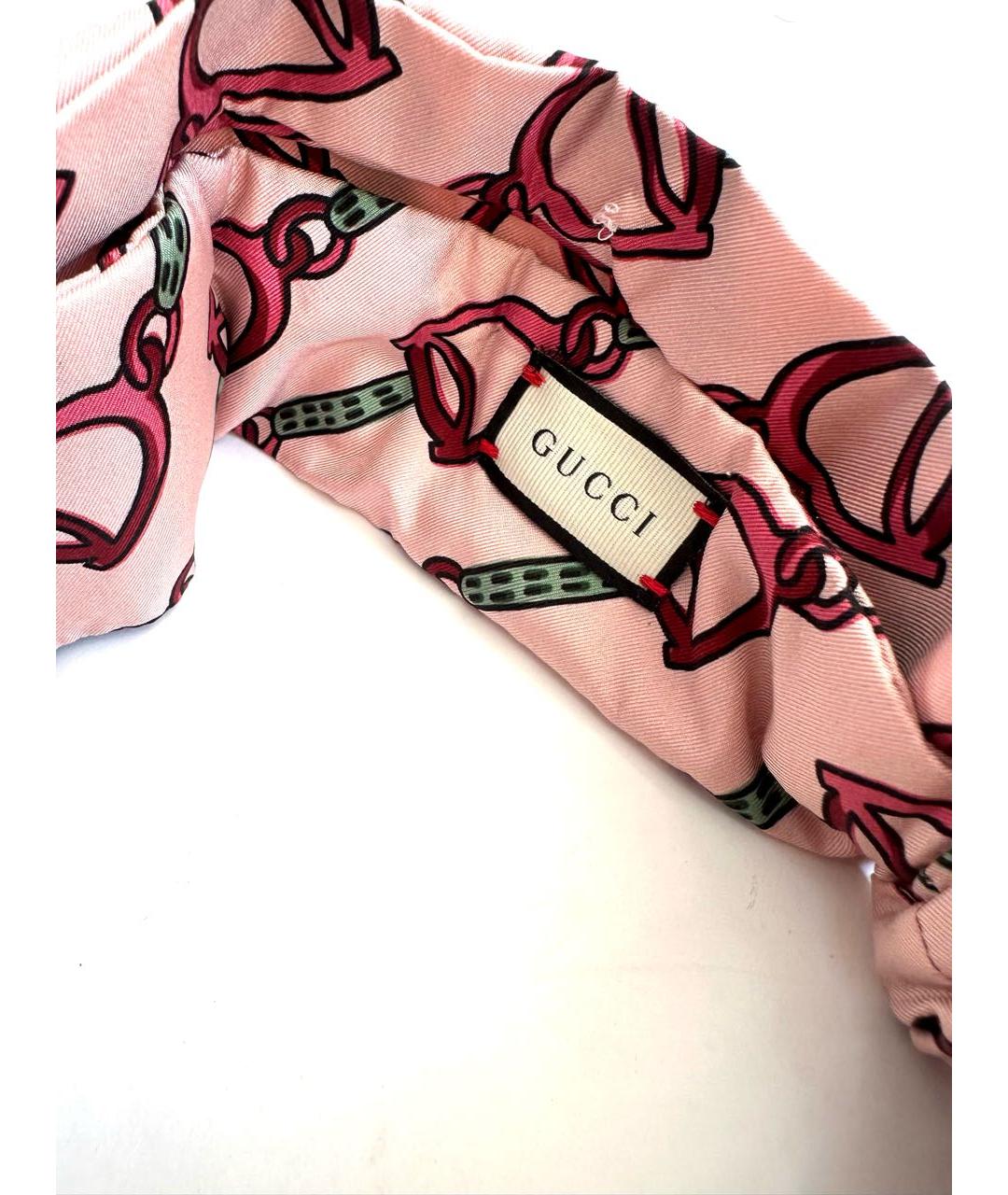 GUCCI Розовая повязка, фото 3
