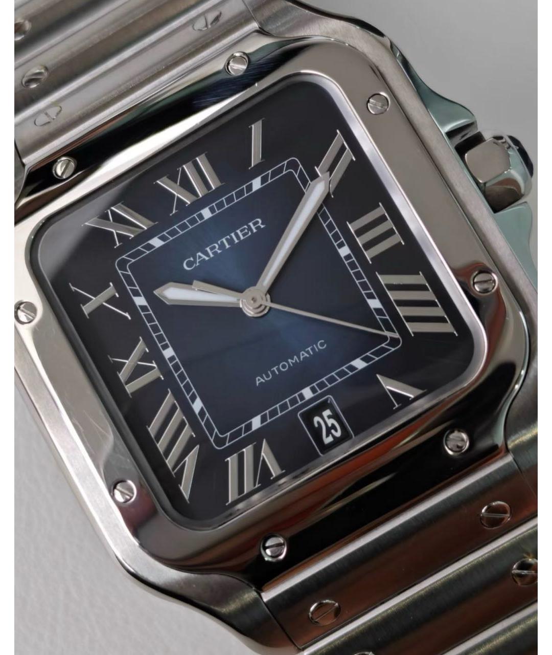 CARTIER Серебряные часы, фото 4