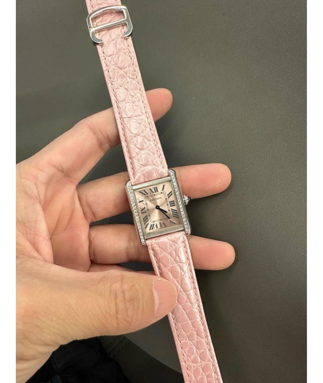 CARTIER Серебряные часы, фото 4