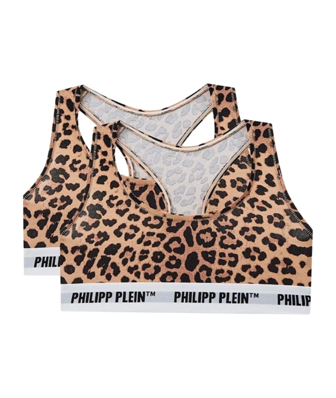 PHILIPP PLEIN Коричневый бюстгалтеры, фото 1
