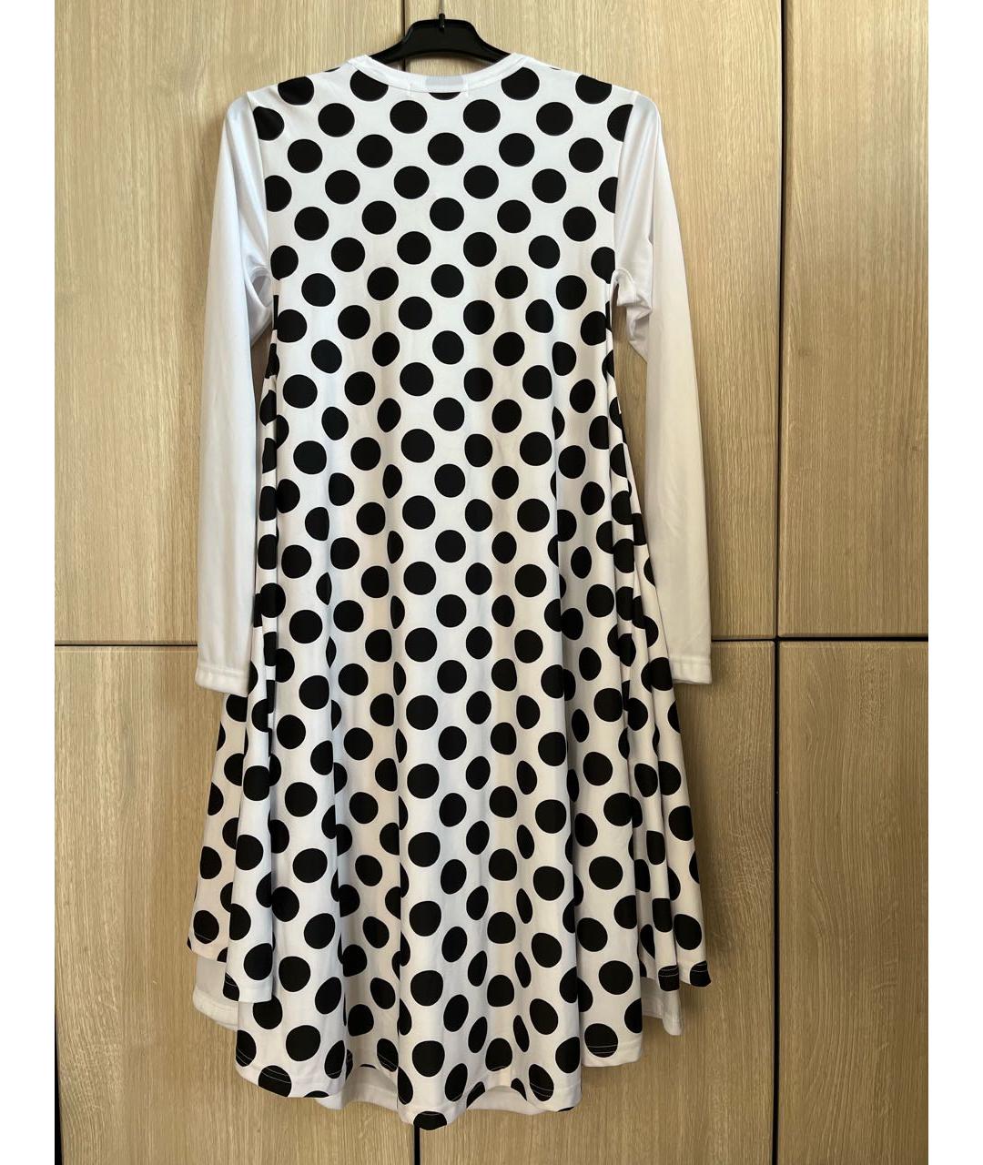 COMME DES GARÇONS Белое полиэстеровое повседневное платье, фото 3