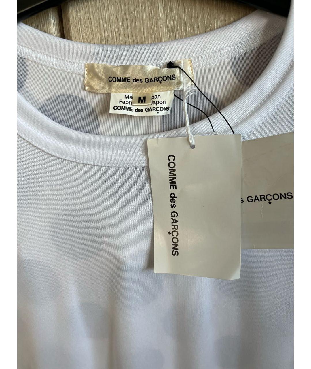 COMME DES GARÇONS Белое полиэстеровое повседневное платье, фото 4