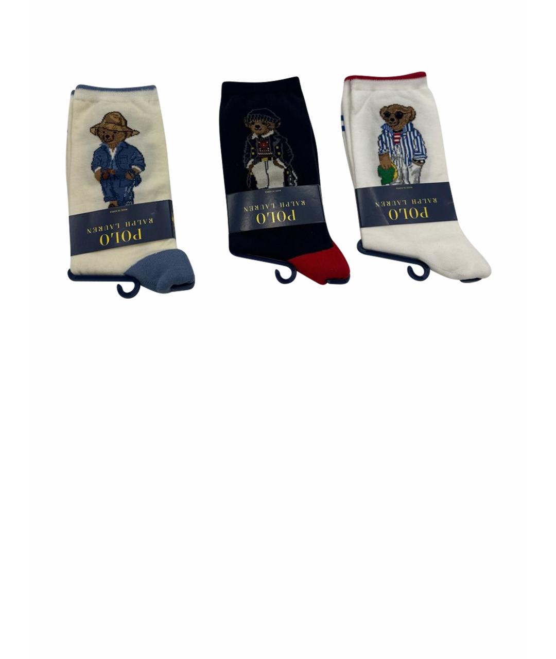 POLO RALPH LAUREN Белые носки, чулки и колготы, фото 1