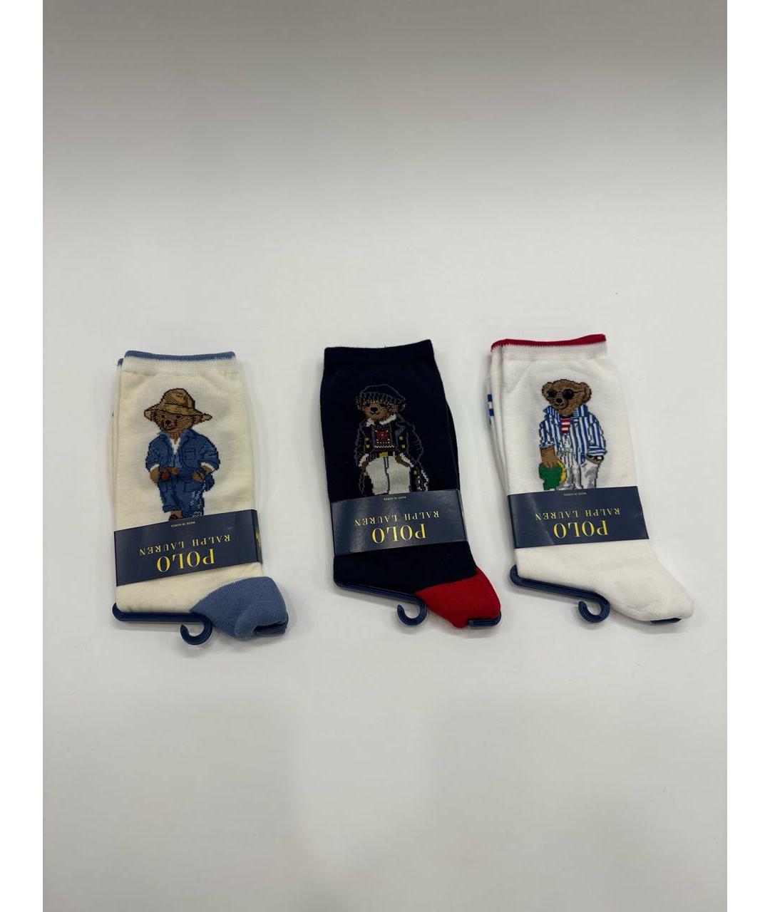 POLO RALPH LAUREN Белые носки, чулки и колготы, фото 6