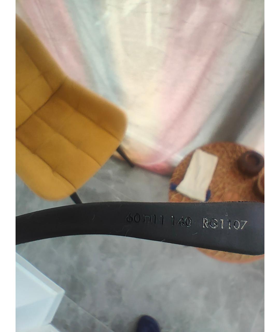 LOUIS VUITTON Темно-синие металлические солнцезащитные очки, фото 5