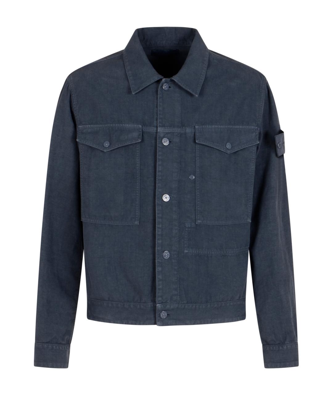 STONE ISLAND Синяя куртка, фото 1