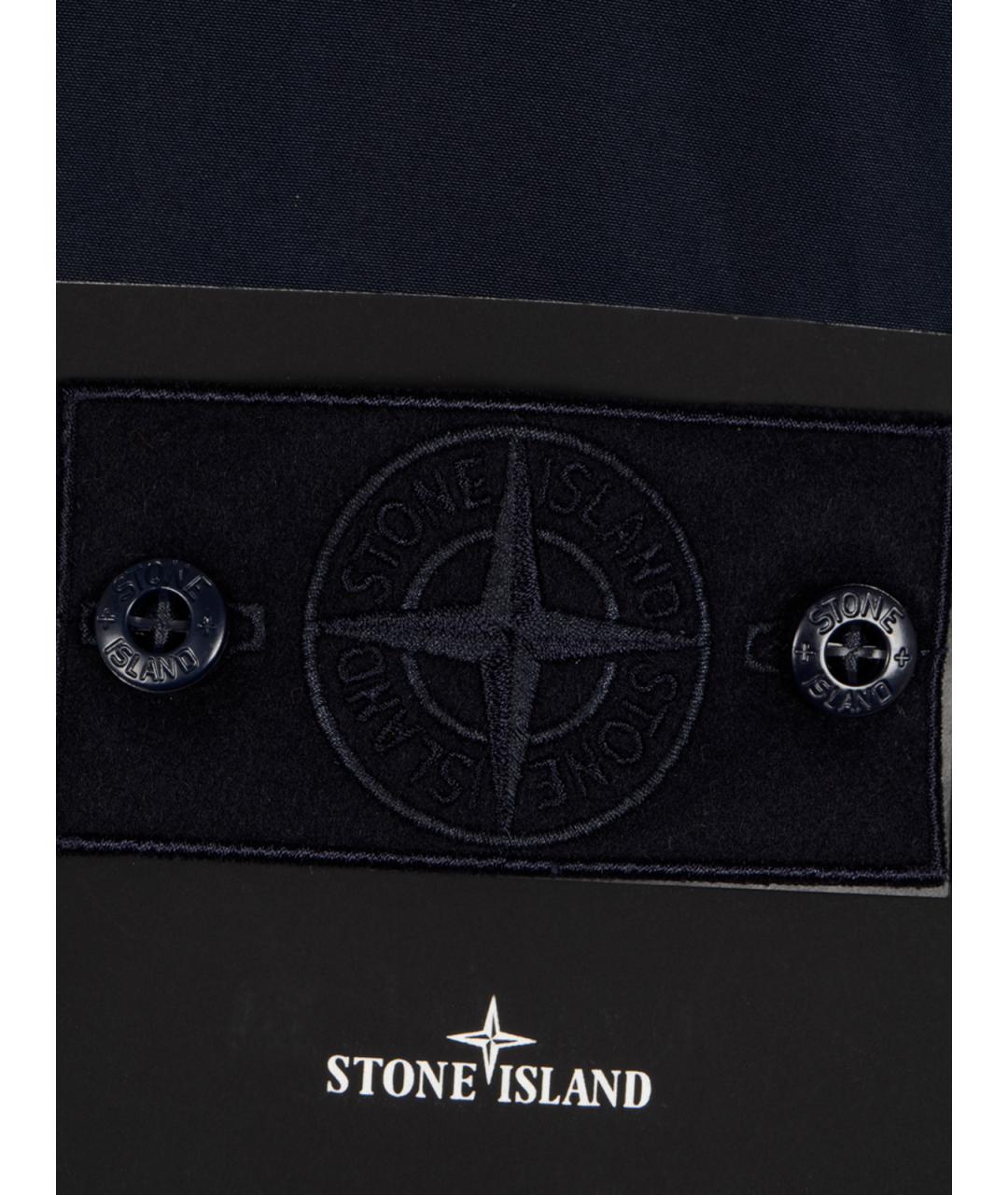 STONE ISLAND Синяя хлопковая куртка, фото 3