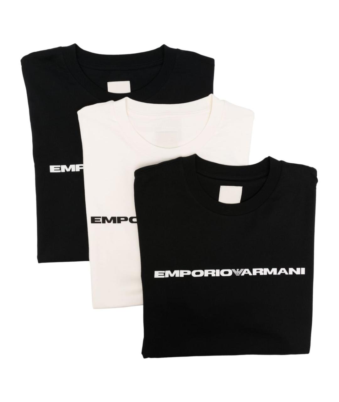 EMPORIO ARMANI Мульти хлопковая футболка, фото 1