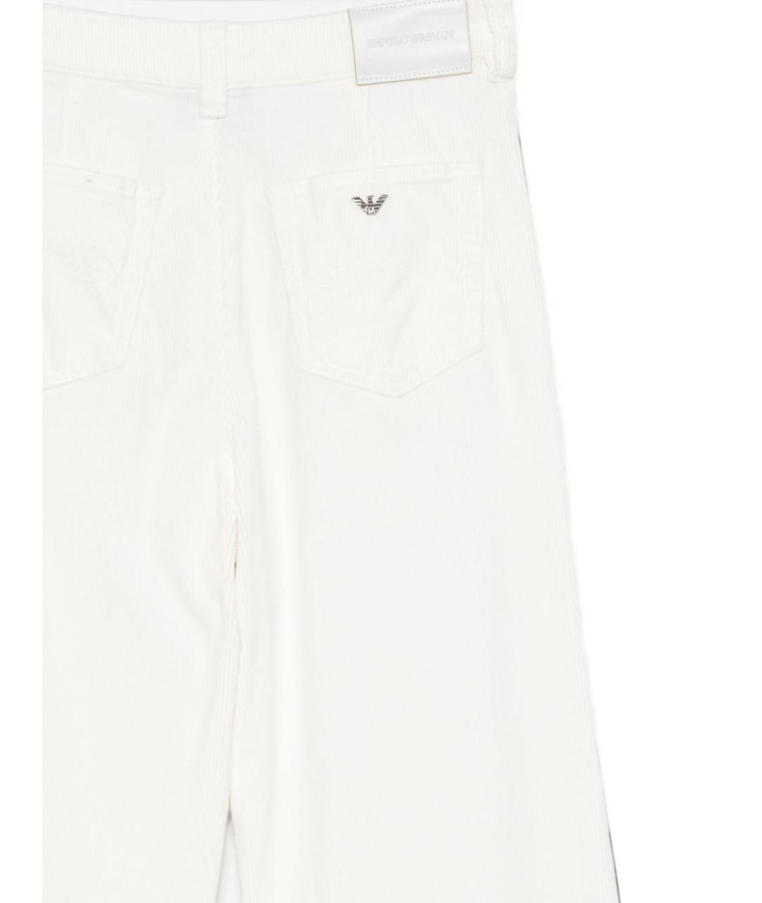 EMPORIO ARMANI Белые прямые джинсы, фото 2