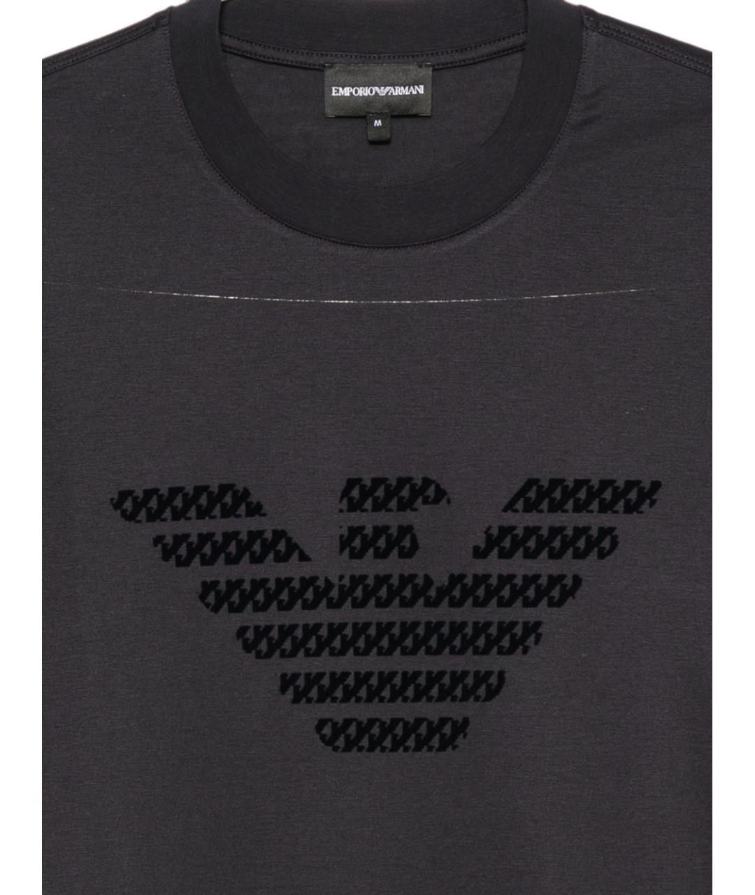 EMPORIO ARMANI Хлопковая футболка, фото 2