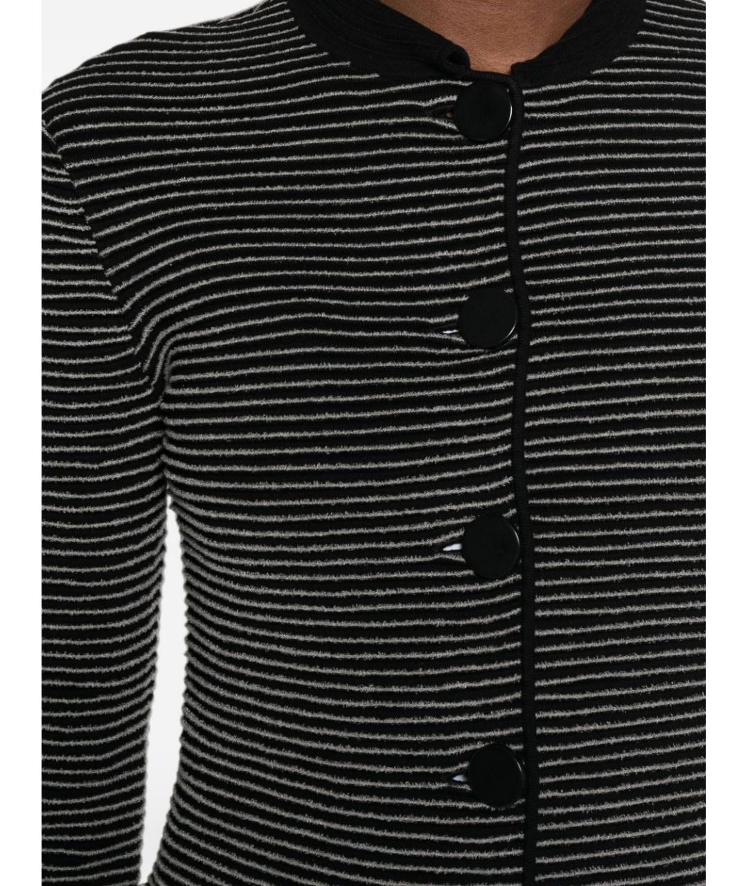 EMPORIO ARMANI Черная полиэстеровая куртка, фото 4