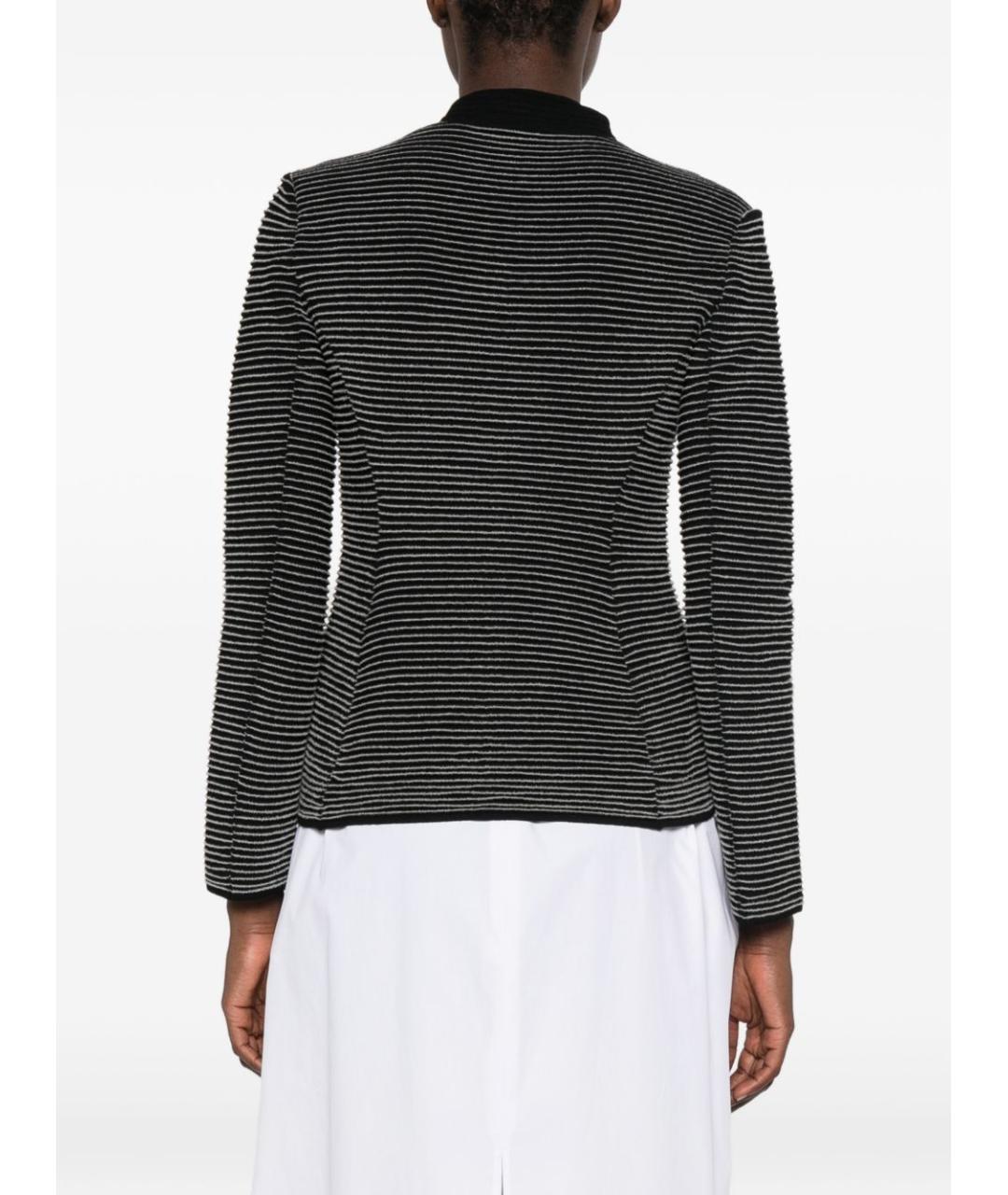 EMPORIO ARMANI Черная полиэстеровая куртка, фото 5