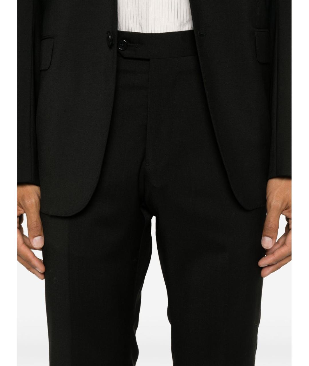 EMPORIO ARMANI Черный классический костюм, фото 4