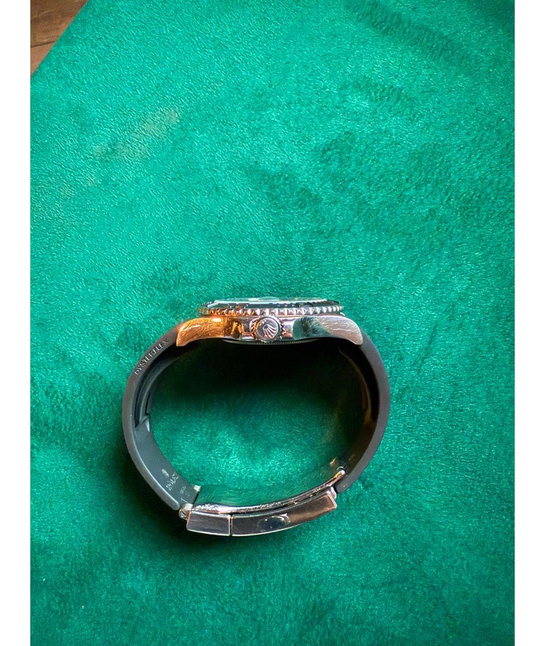 ROLEX Черные часы из белого золота, фото 8