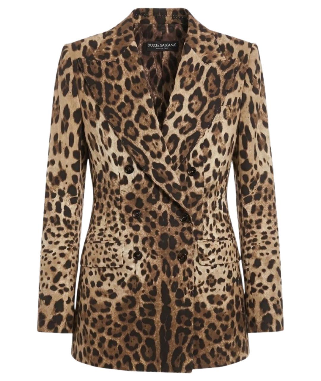 DOLCE&GABBANA Мульти шерстяной жакет/пиджак, фото 1