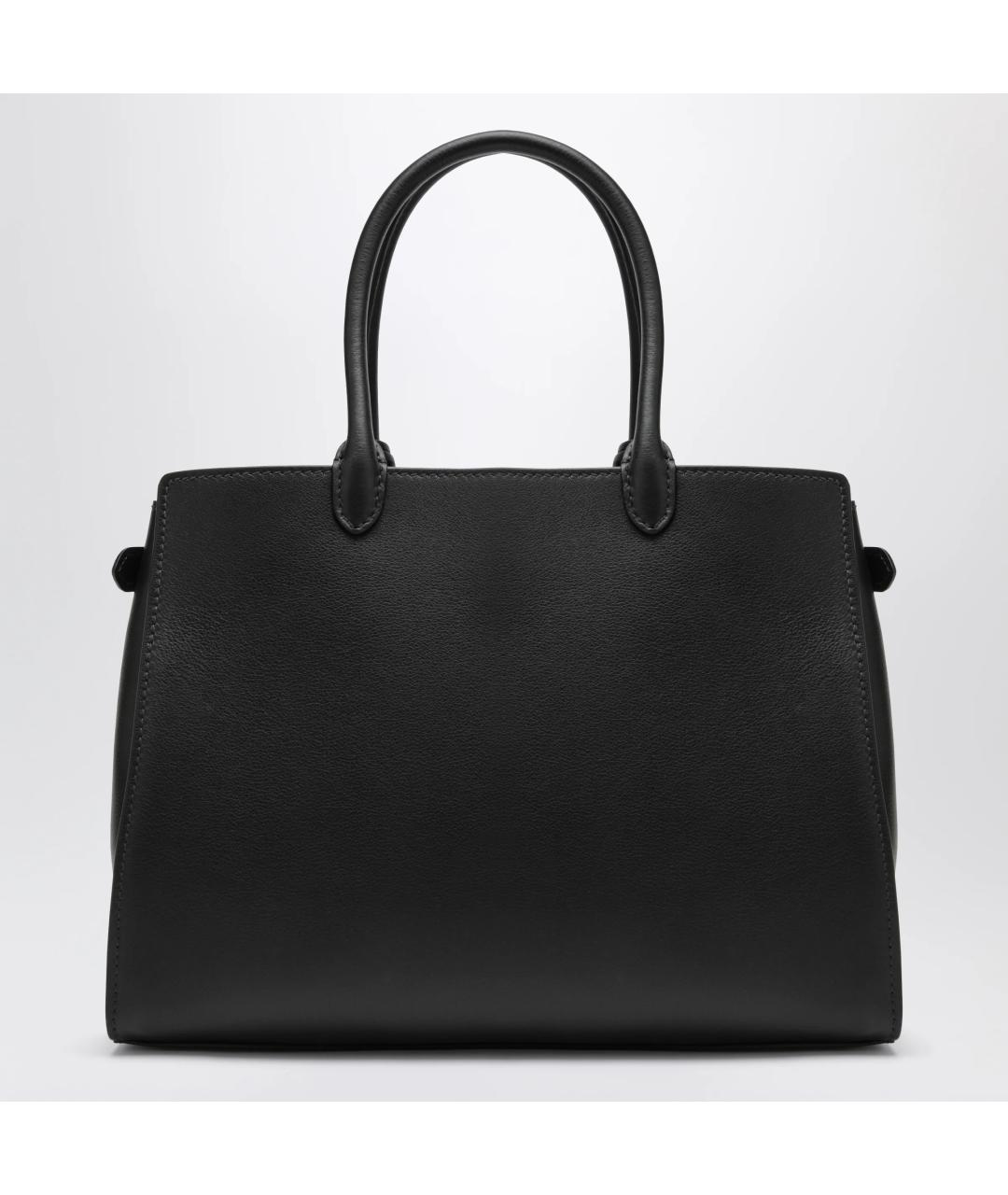 PRADA Черная кожаная сумка тоут, фото 2