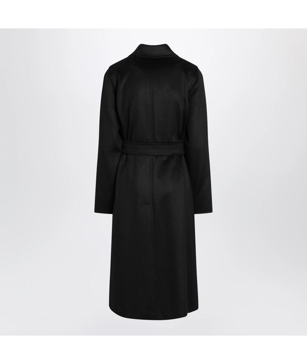 MAX MARA Черное шерстяное пальто, фото 2