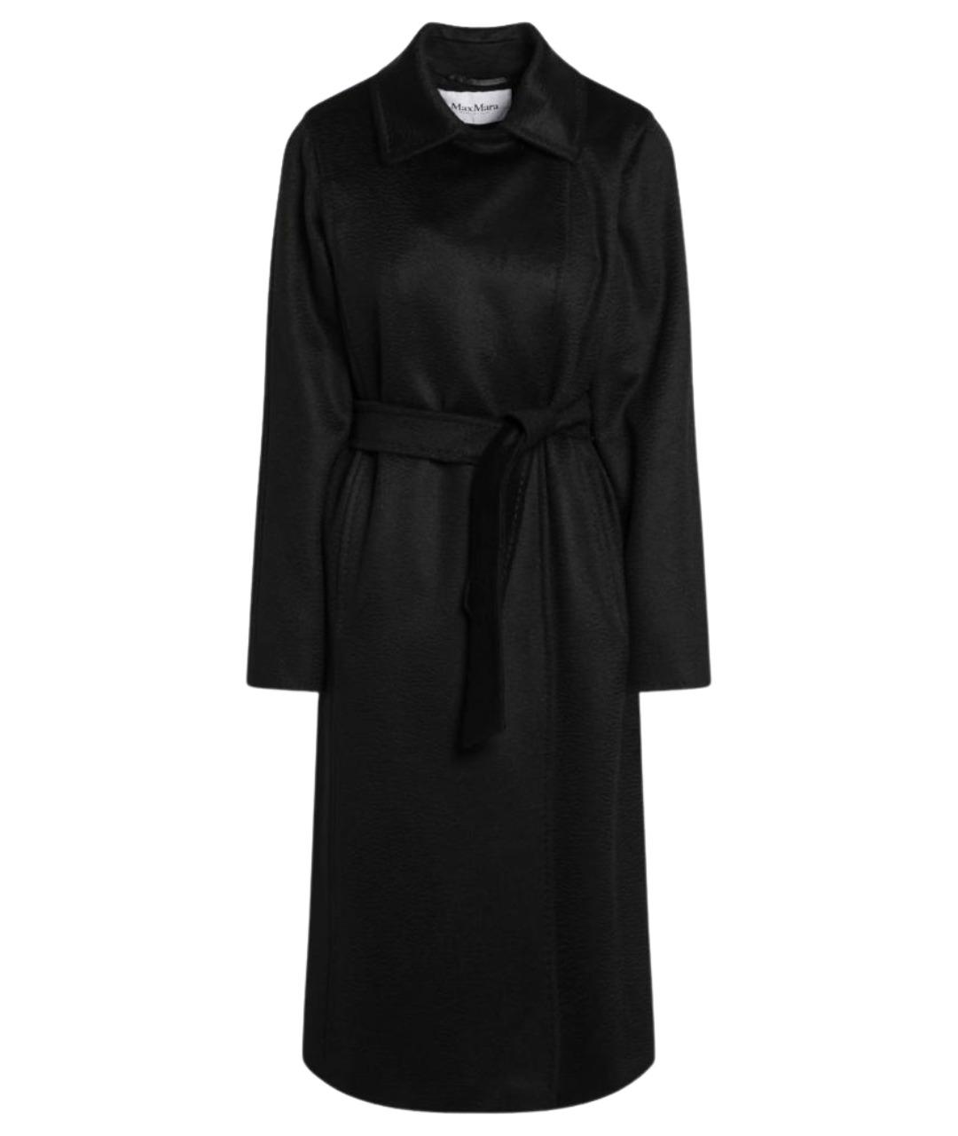 MAX MARA Черное шерстяное пальто, фото 1