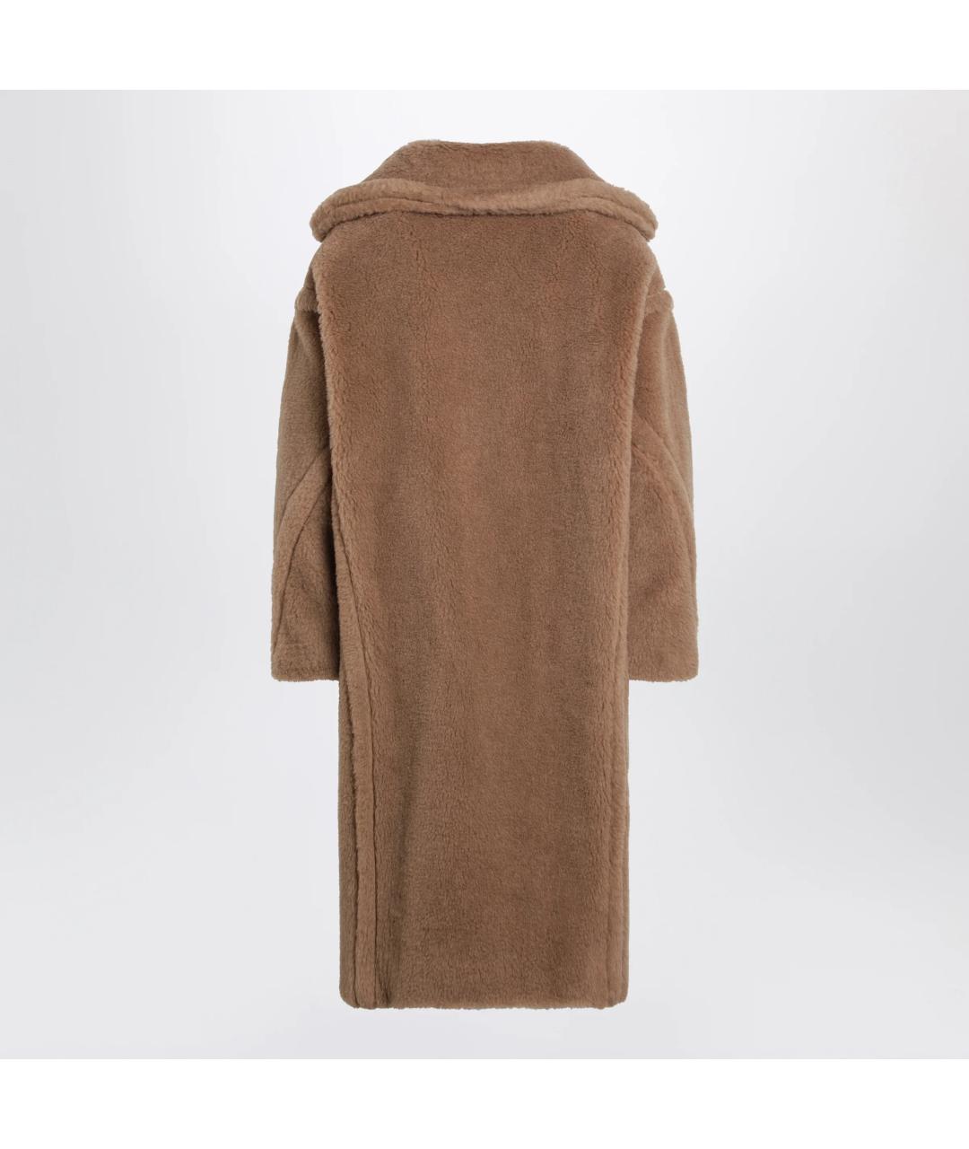 MAX MARA Коричневое шерстяное пальто, фото 2