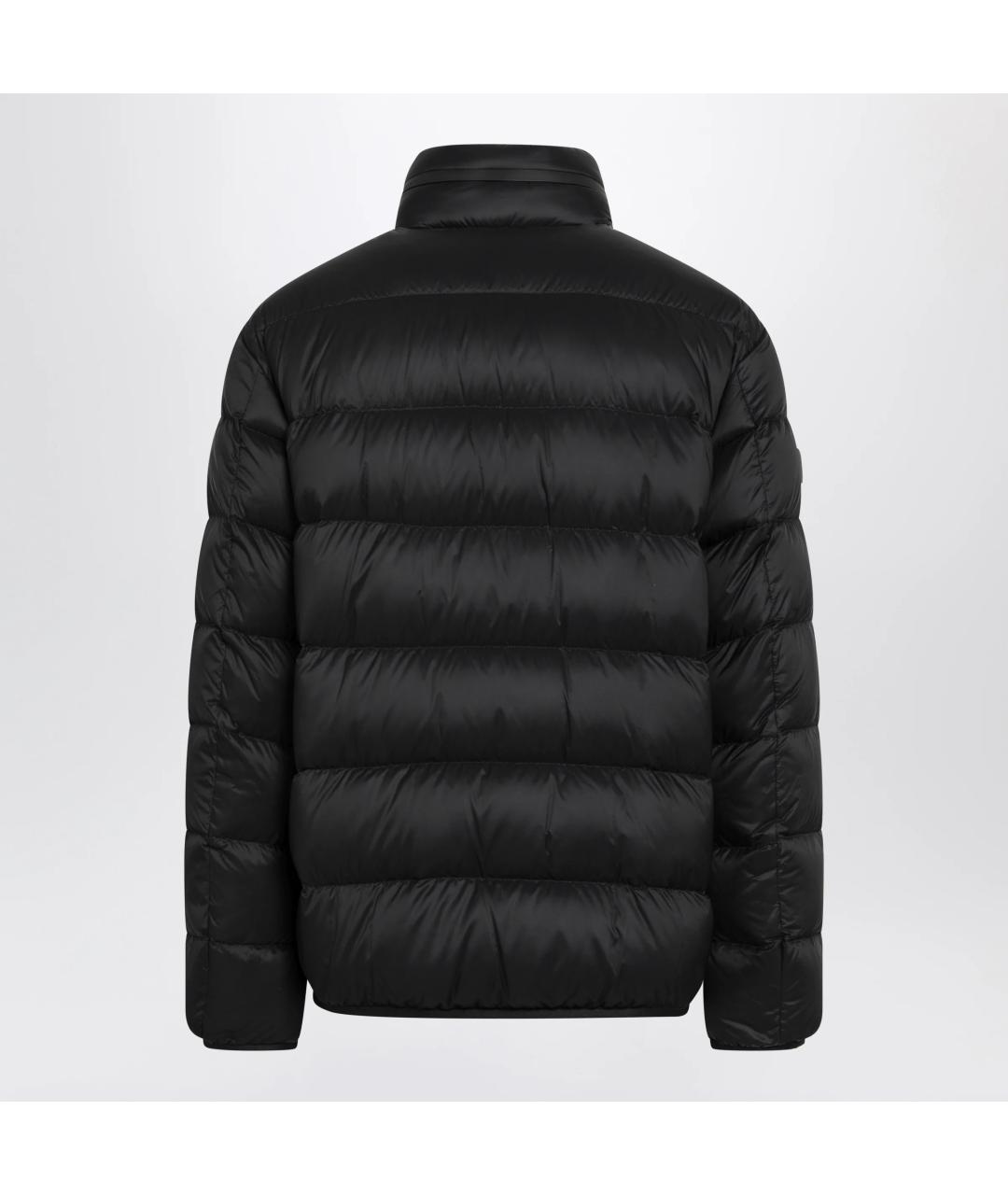 MONCLER Черный полиамидовый пуховик, фото 2