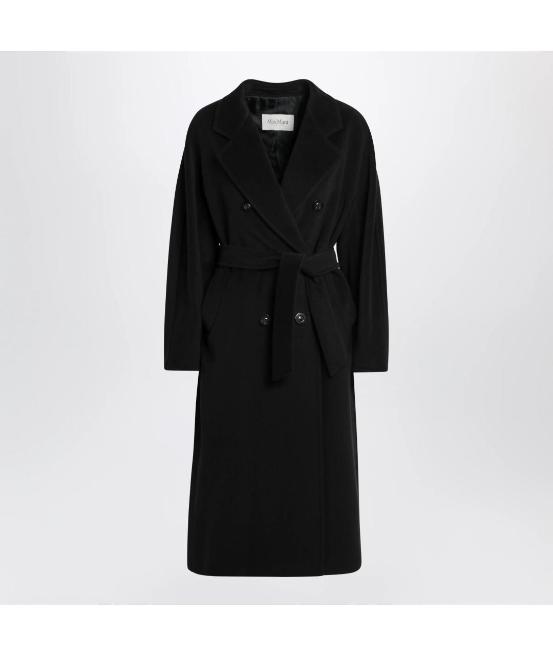 MAX MARA Черное шерстяное пальто, фото 3