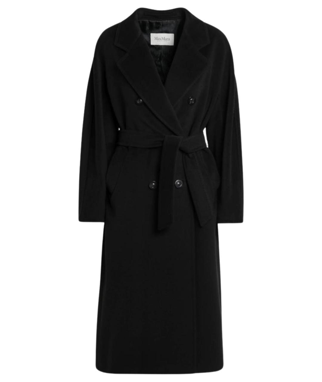 MAX MARA Черное шерстяное пальто, фото 1