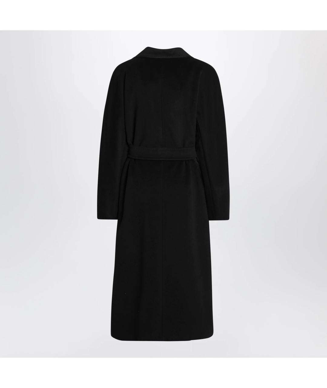 MAX MARA Черное шерстяное пальто, фото 2