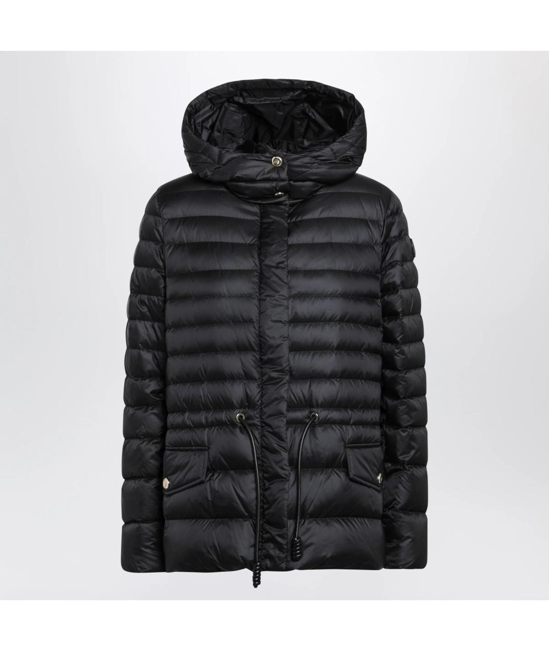 MONCLER Черный полиамидовый пуховик, фото 3