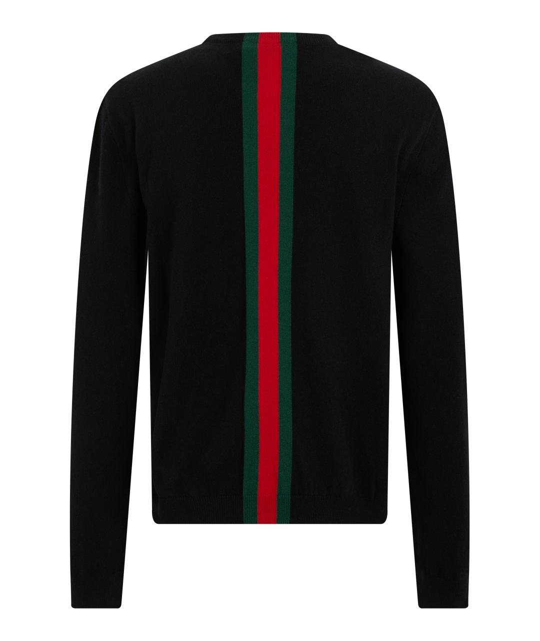 GUCCI Черный кашемировый джемпер / свитер, фото 2