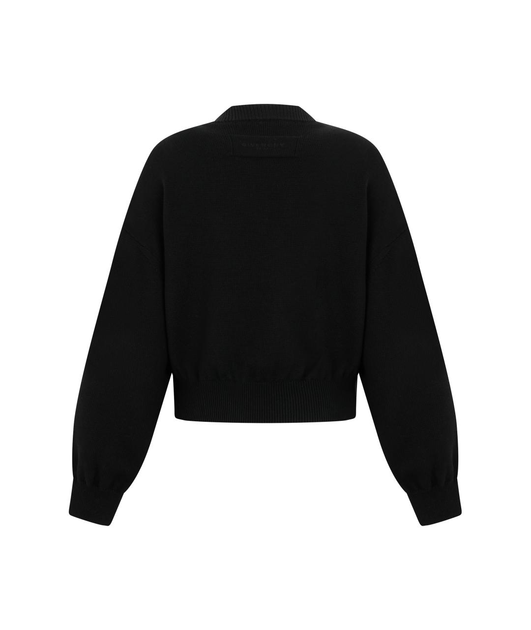 GIVENCHY Черный шерстяной джемпер / свитер, фото 2