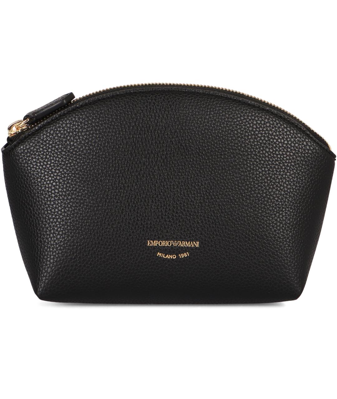 EMPORIO ARMANI Черная косметичка, фото 2