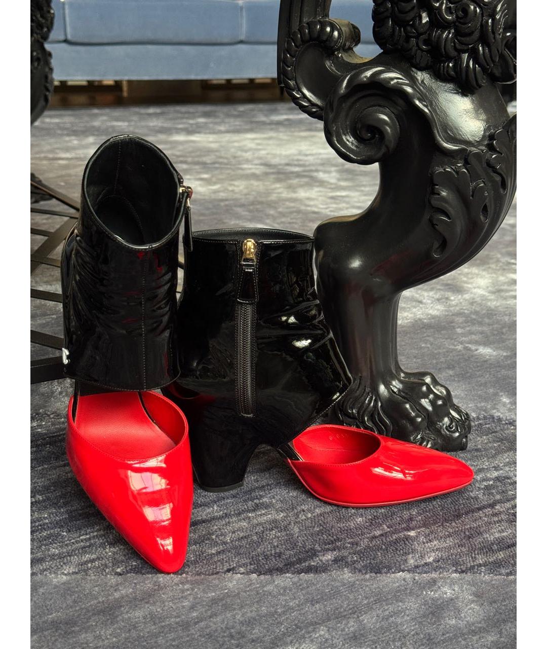 CHANEL Мульти ботильоны из лакированной кожи, фото 5