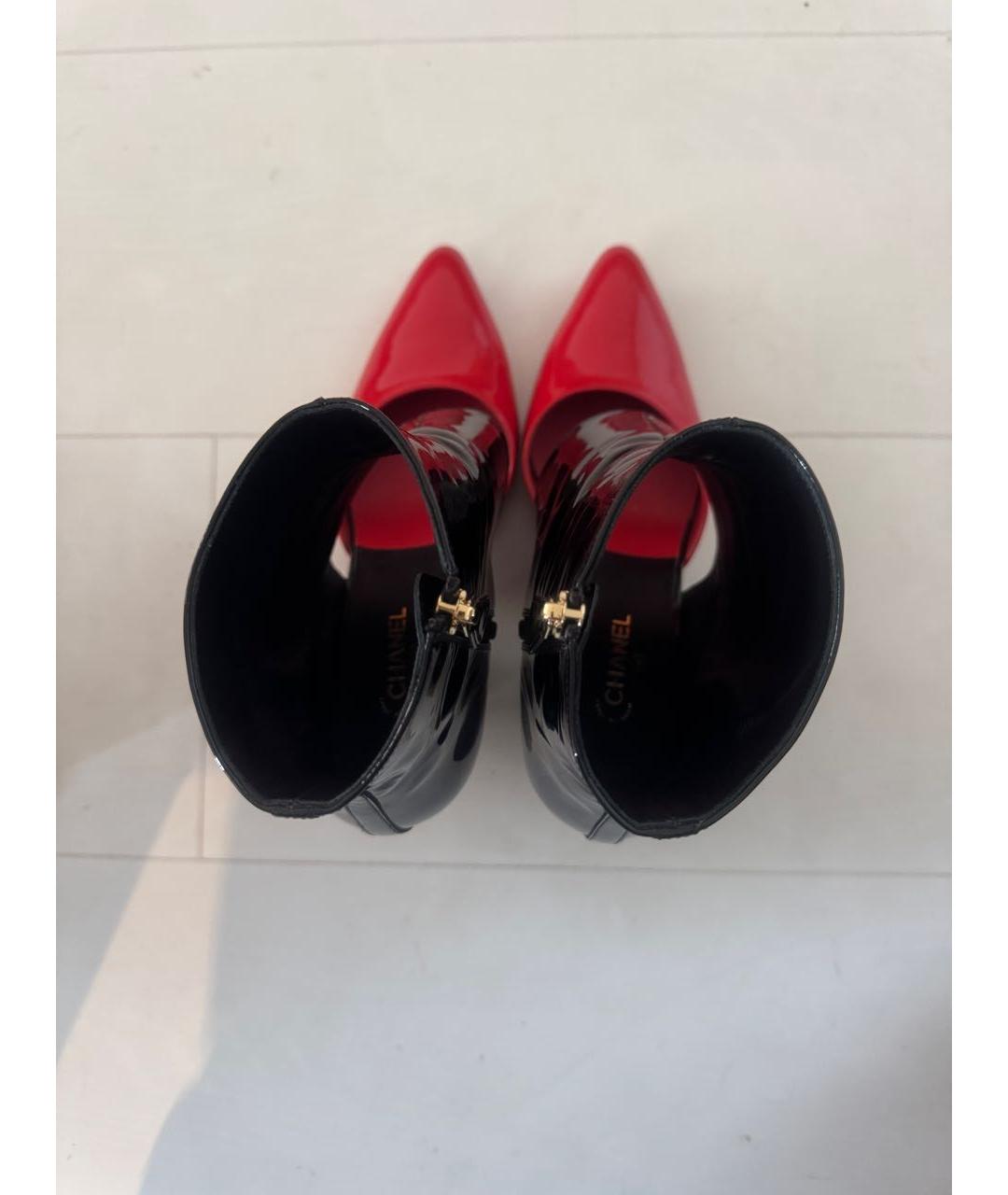 CHANEL Мульти ботильоны из лакированной кожи, фото 3
