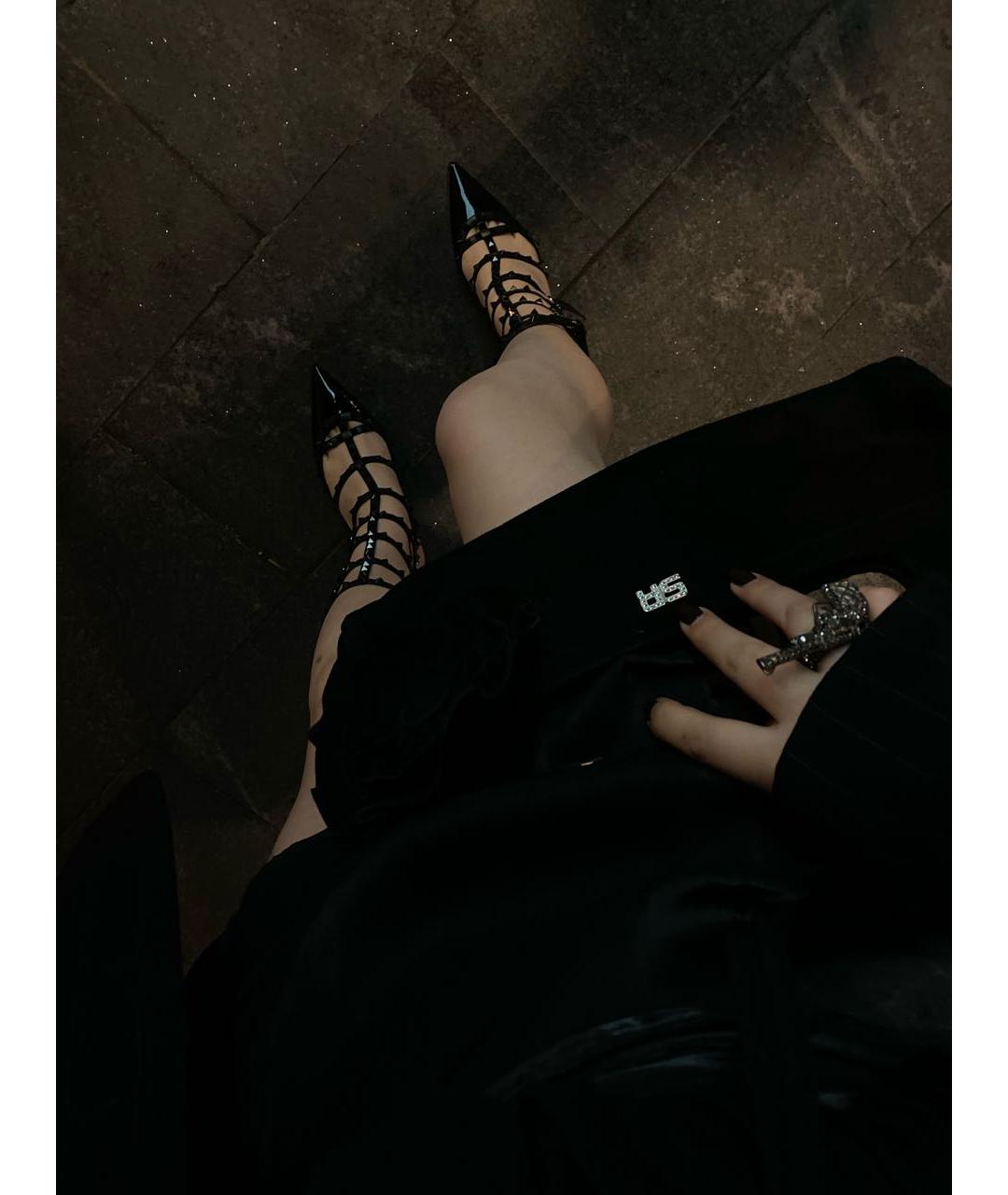 VALENTINO Черные туфли из лакированной кожи, фото 6