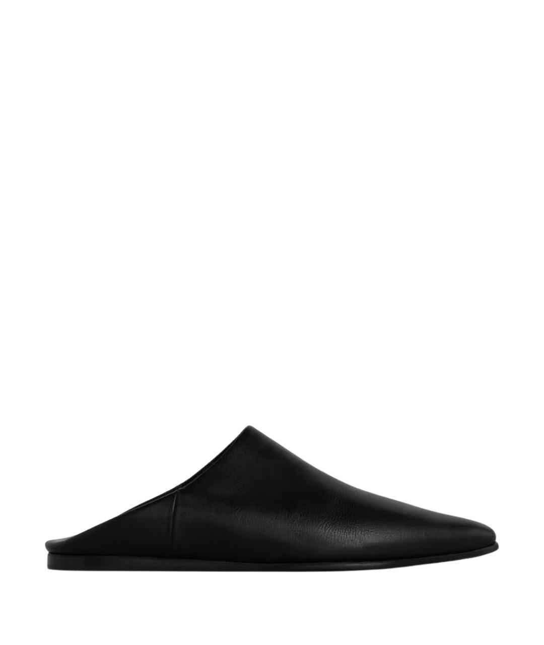 CELINE Черные кожаные лоферы, фото 1