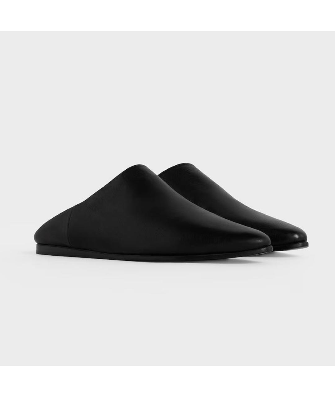 CELINE Черные кожаные лоферы, фото 8