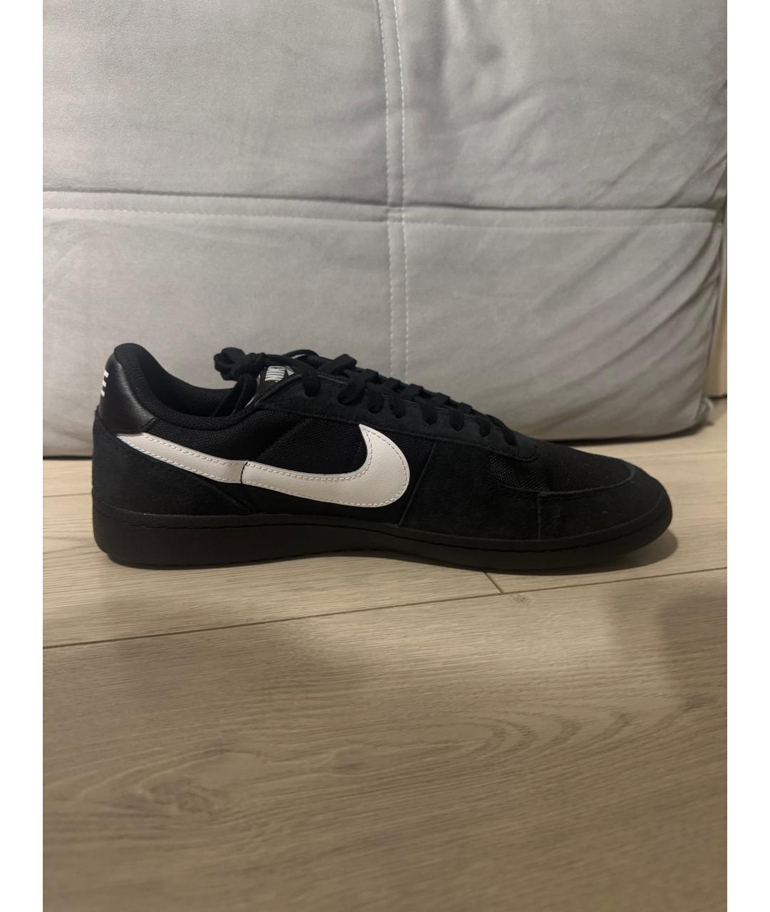 NIKE Черные низкие кроссовки / кеды, фото 4