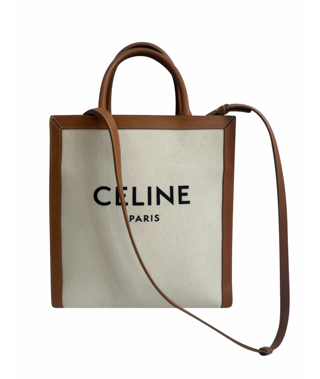 CELINE Мульти льняная сумка через плечо, фото 1