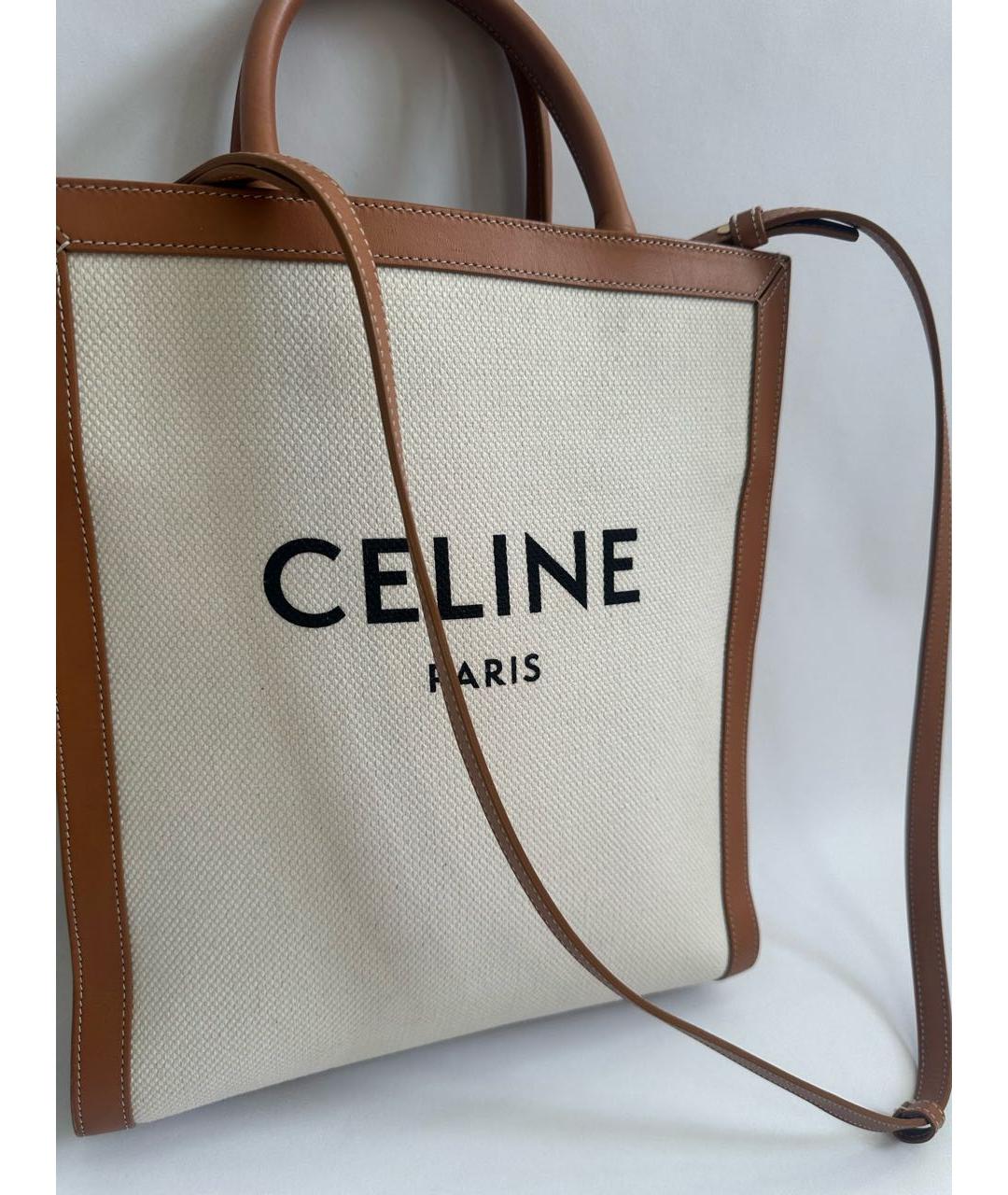 CELINE Мульти льняная сумка через плечо, фото 2