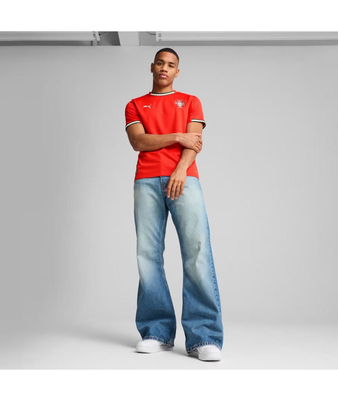 PUMA Красная синтетическая футболка, фото 3